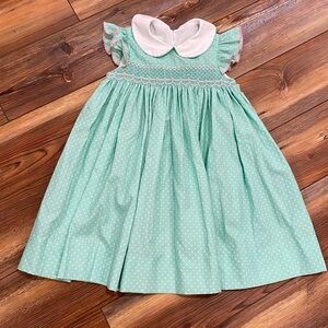 4T Smocked Dress with Bow